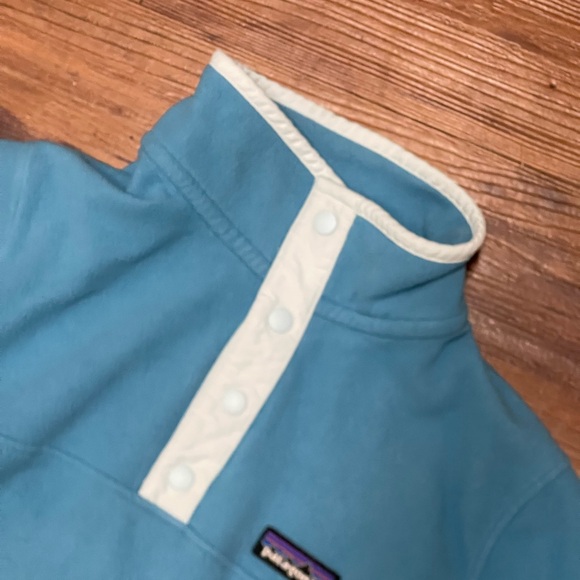 Patagonia ✧ Micro-D Snap-T Pullover - Mako Blue - Medium - Picture 6 of 8